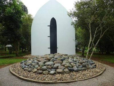 05 Building and Stones, Black House, Chiang Rai