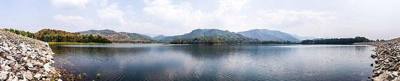 Huai Mae On is a water reservoir in Mae On District, Chiang Mai Province. This image was created with Hugin .