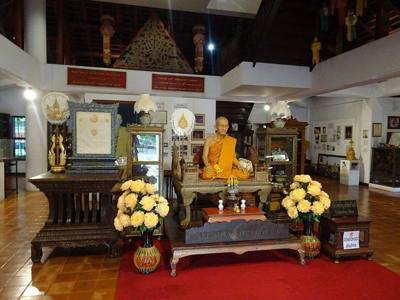 Buddhist Manuscript Library and Museum at Wat Chedi Luang in Chiang Mai.