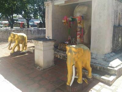 The elephant shrine after which the bus station is named