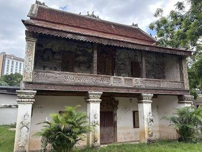 Ho Trai (Buddhist scripture hall) at Wat Chang Khong (Wat Chang Kong), Chiang Mai