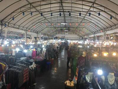 View of the Chiang Mai Night Bazaar.