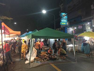 The Chiang Mai Sunday Night Market in September 2018.