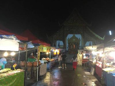The Chiang Mai Sunday Night Market in September 2018.