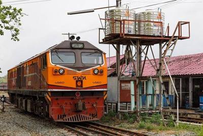 Chiang Mai, Thailand: Locomotive No. 4560 at the Chiang Mai Railway Station