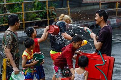 Chiang Mai, Thailand: Songkran Festival 2017.