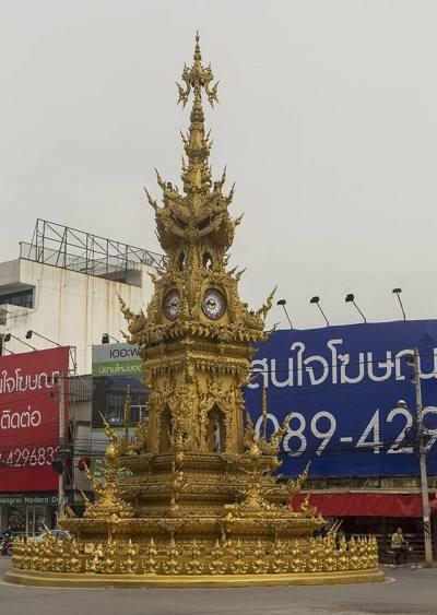 Clock Tower of Chiang Rai, Thailand