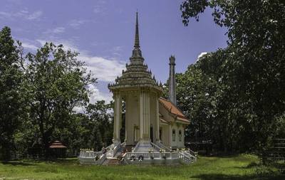 Crematory of the Wat Mengrai Maharat, Nakhai Road, Chiang Rai , Thailand