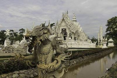 Wat Rong Khun, near Chiang Rai , northern Thailand