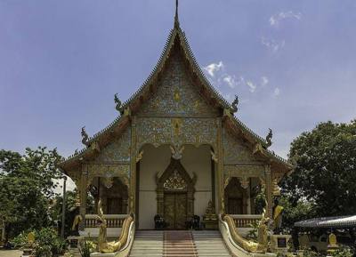 Wat Si Sai Mun, Thanon Si Wiang, Chiang Rai , Thailand