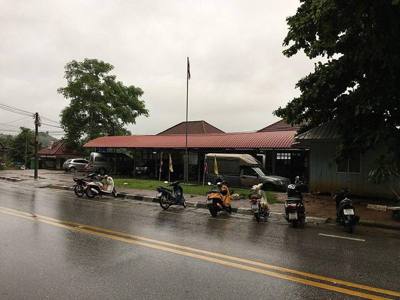 View of the Chiang Saen Immigration Thailand-Myanmar Crossing Checkpoint at Ban Sop Ruak