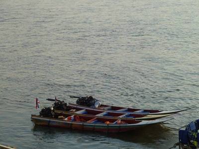 Mekong Golden Triangle, Mekong River at the meeting of the Laos, Myanmar and Thailand Borders