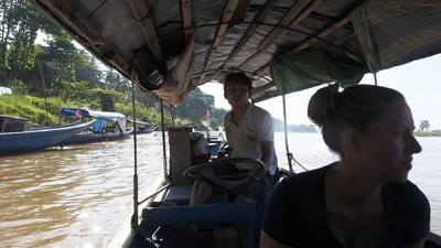 This is the destination of the two day boat trip from Luang Prabang to the Thai border. Until very recently the only way to cross from Laos to Thailand was…