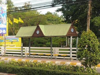 Ka-lae in a bus station in Chiang Mai city