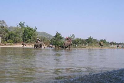Kok river near Chiang Rai