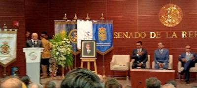 Luis Maldonado Venegas homage in the Senate of the Republic