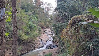The mae sa waterfall in thailand.