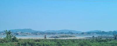 Mékong dans le triangle d'or vue de la rive thaïlandaise juste avant le village de Sop Ruak (province de Chiang Rai, district de Chiang Saen) et en face la…