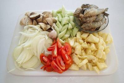 Sweet and sour vegetable