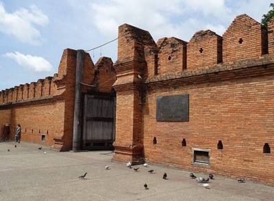 The Tha Phae Gate in Chiang Mai.