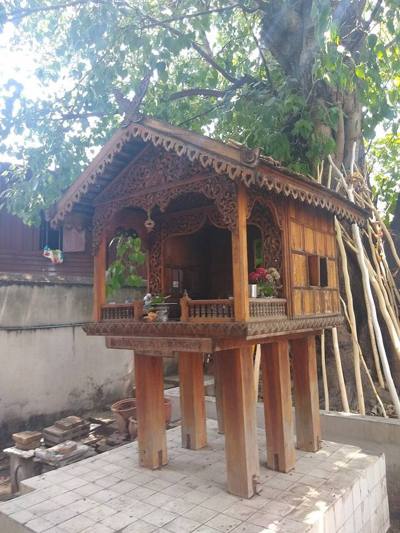 Traditional Spirit House in Chiang Mai
