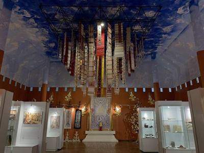 Tung (flags) in Mekong Basin Civilization Museum