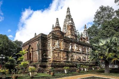 Wat Chet Yot is a Buddhist temple (Wat) in Chiang Mai in northern Thailand. It is a centre of pilgrimage for those born in the year of the Snake.