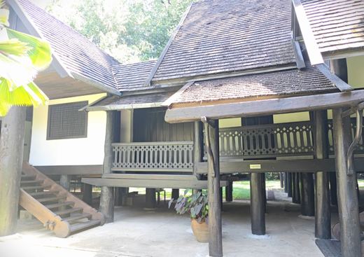 The EFEO's Lanna-style houses joined by a raised veranda