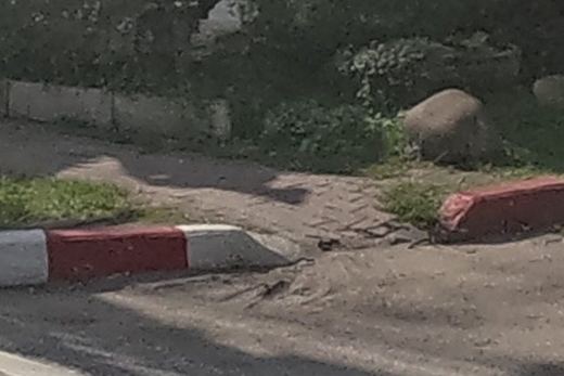 Spirit house at a tyre and service centre entrance
