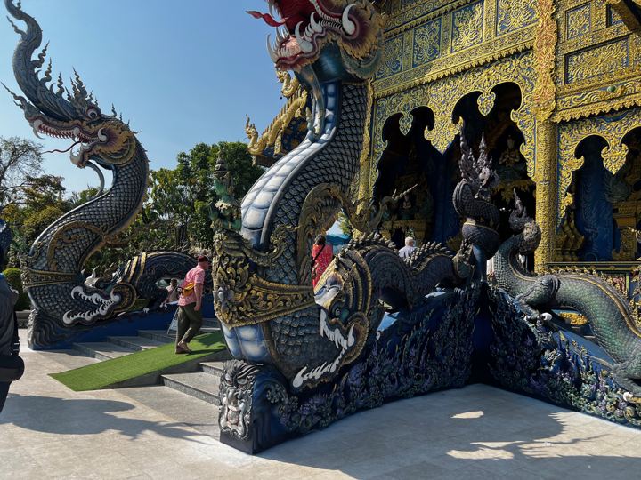 The Blue Temple in morning sun