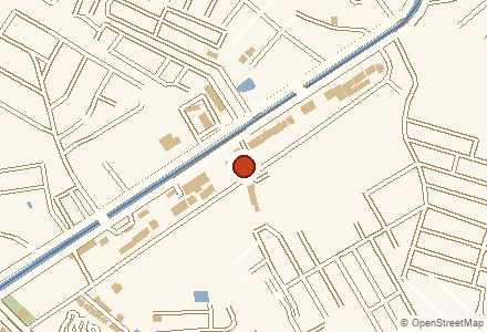 แผนที่ย่านที่จัดงาน Yummy Pizza · Map of the area around Yummy Pizza