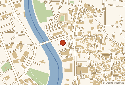แผนที่ย่านที่จัดงาน Centara Riverside Hotel · Map of the area around Centara Riverside Hotel
