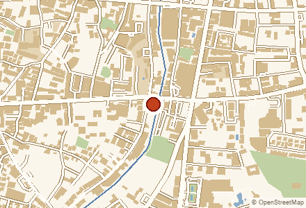 แผนที่ย่านที่จัดงาน Gekko Garden · Map of the area around Gekko Garden