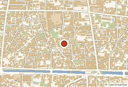 แผนที่ย่านที่จัดงาน Kalm Village Chiangmai · Map of the area around Kalm Village Chiangmai