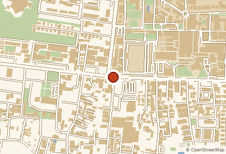 แผนที่ย่านที่จัดงาน Game Tree Café · Map of the area around Game Tree Café