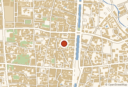 แผนที่ย่านที่จัดงาน Spice Garden · Map of the area around Spice Garden
