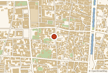 แผนที่ย่านที่จัดงาน Archers · Map of the area around Archers