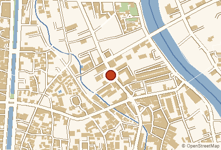 แผนที่ย่านที่จัดงาน The Goodcery · Map of the area around The Goodcery