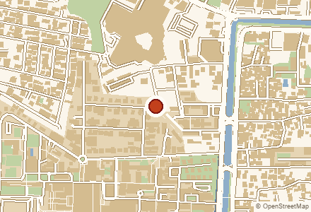 แผนที่ย่านที่จัดงาน Artisan Café · Map of the area around Artisan Café