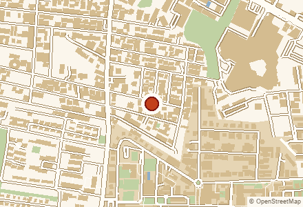 แผนที่ย่านที่จัดงาน Free bird café · Map of the area around Free bird café