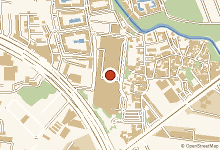 แผนที่ย่านที่จัดงาน Decathlon Central Festival · Map of the area around Decathlon Central Festival