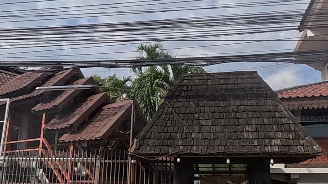 Lanna-style restaurant gate