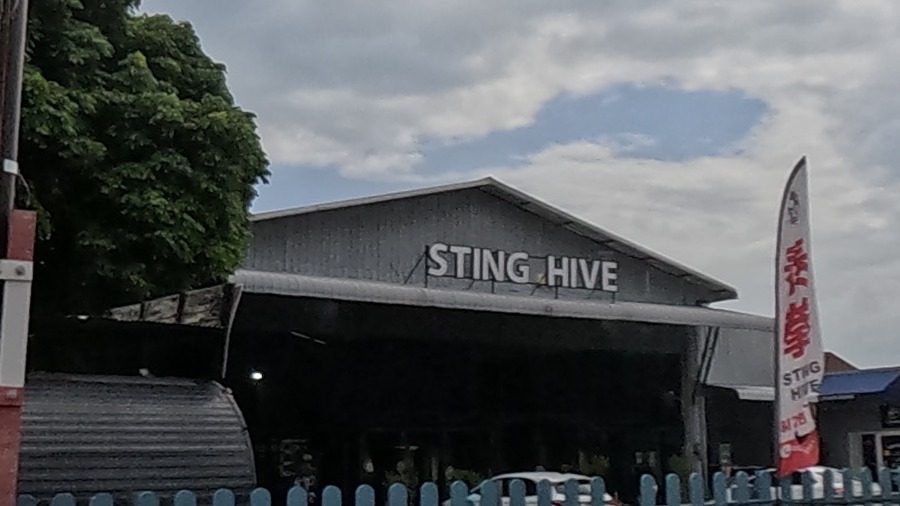 Sting Hive gym sign