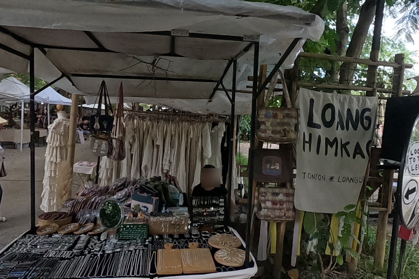 Loang Him Kao at Chamcha Market, San Kamphaeng: craft community: lanes of makers' shops, cafés and studios around Chamcha Market