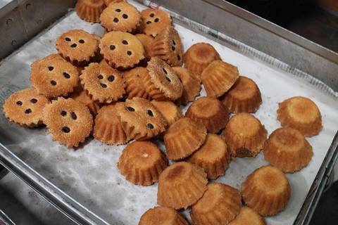 Khanom Farang Kudi Chin, a Thai snack of Portuguese origin.