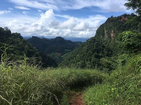 Mountains in Pang Mapha District, Mae Hong Son Province.