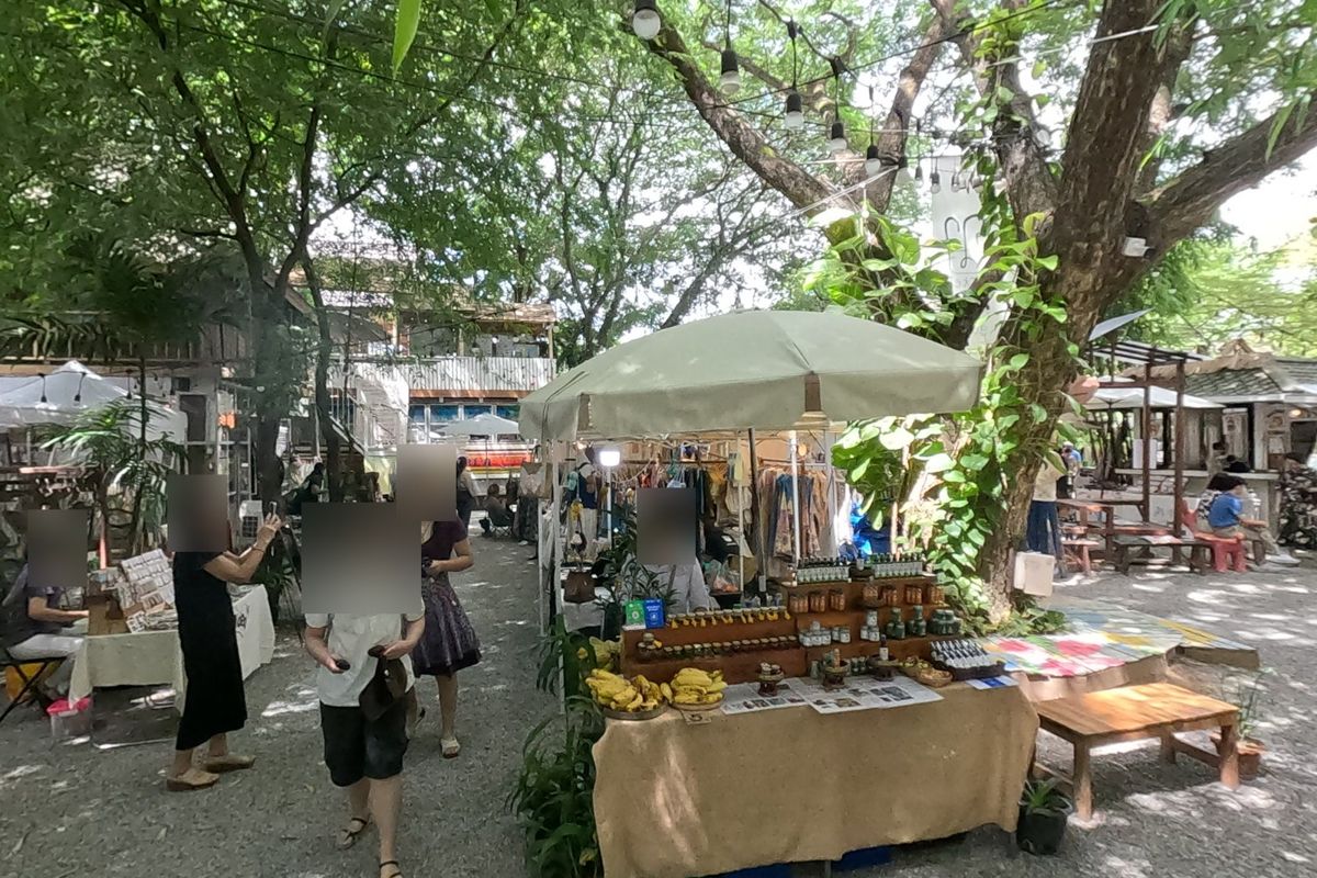 ใต้ต้นฉำฉาใหญ่ · Under the big rain tree