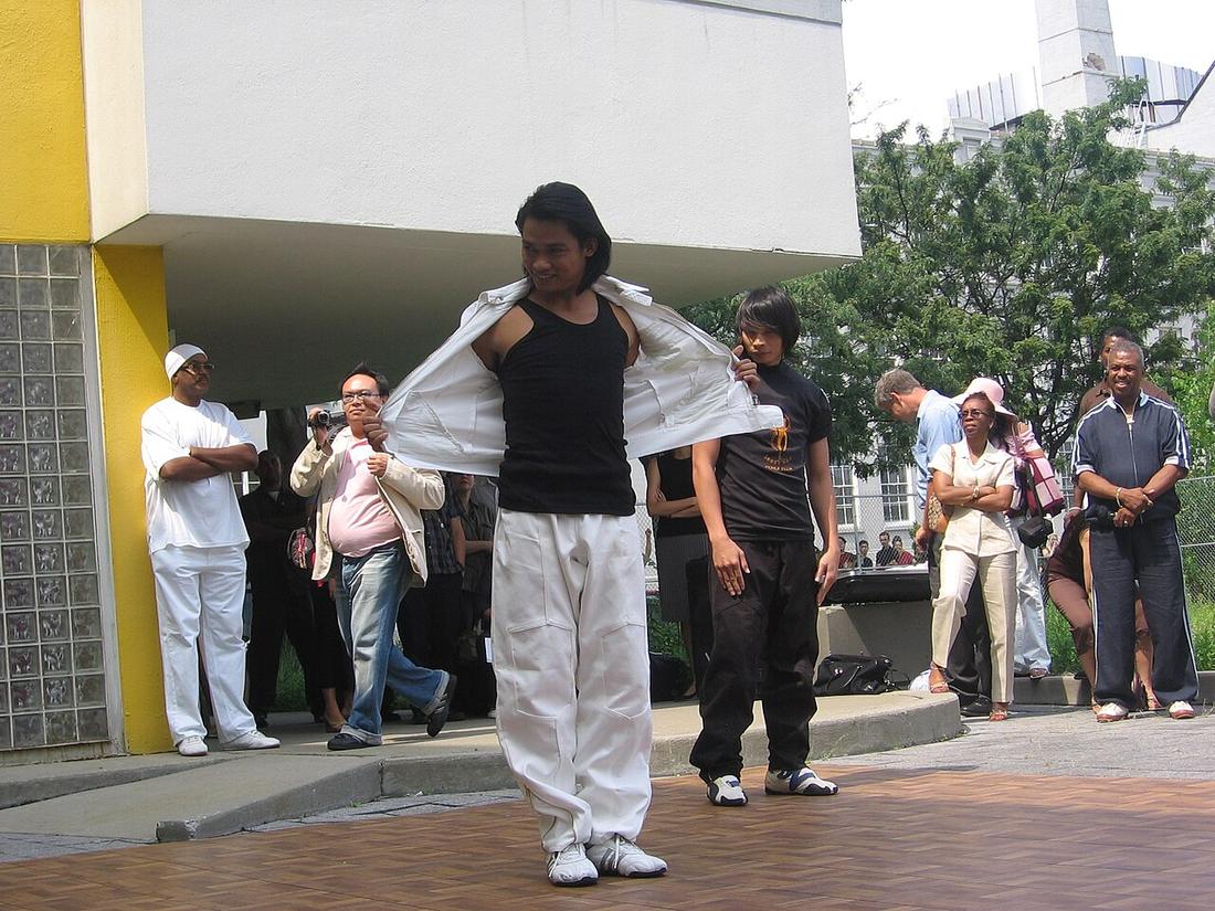 Tony Jaa, Martial Arts demonstration @ The Museum of the Moving Image, Astoria, Queens, NYC 8/20/06