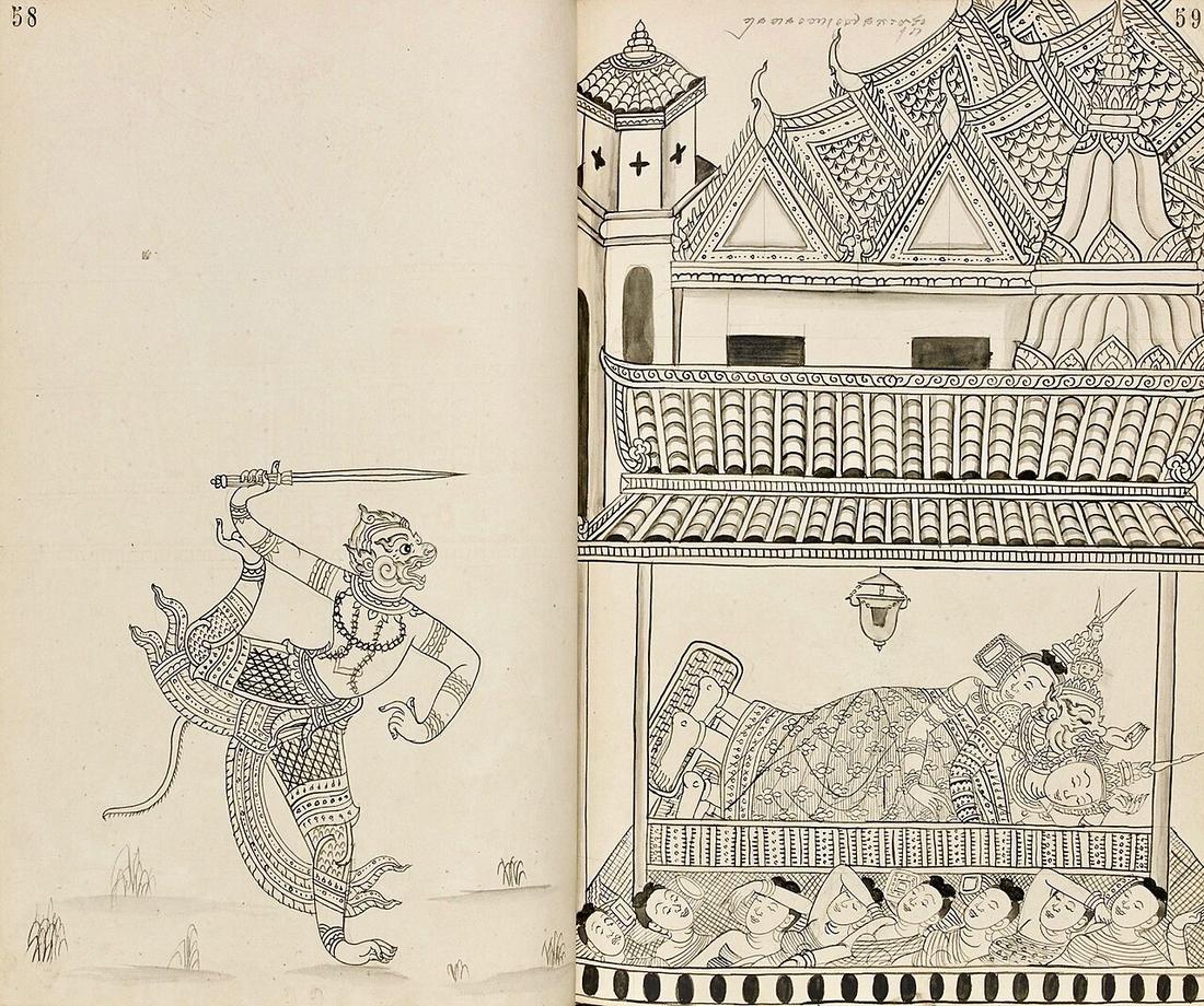 The Ramayana is a Sanskrit language Hindu epic attributed to Valmiki, whose first redaction is dated between 5th-century to 4th-century BCE (see J. L. Brockington        Academic The Sanskrit Epics, p