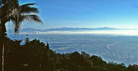 Blick vom Doi Suthep auf Chiang Mai